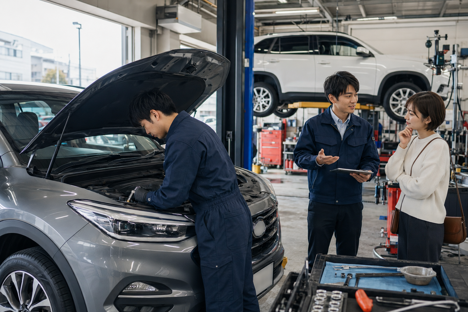 車両販売・整備事業のイメージ